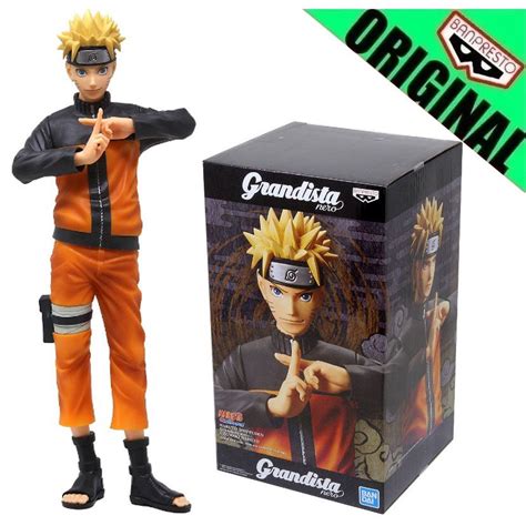 Boneco Naruto Shippuden Naruto Uzumaki Grandista Nero Bandai Banpresto