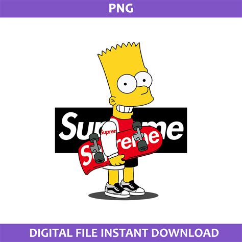 Bart Simpson Supreme Png Supreme Brand Png Bart Simpson Pn Inspire