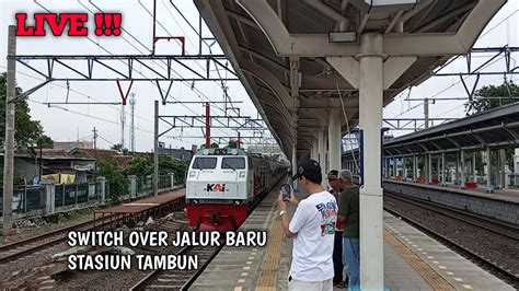 Live Jalur Baru Stasiun Tambun Youtube