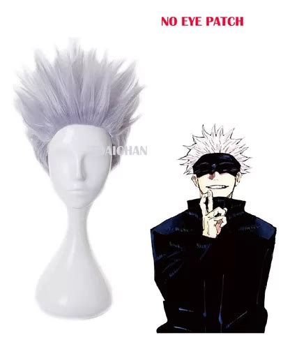 Pelucas De Cosplay De Gojo Satoru Anime Jujutsu Kaisen Goj Meses