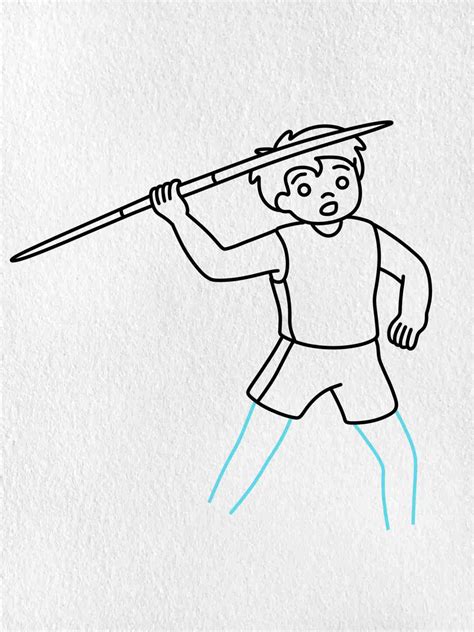 Easy Javelin Drawing Helloartsy