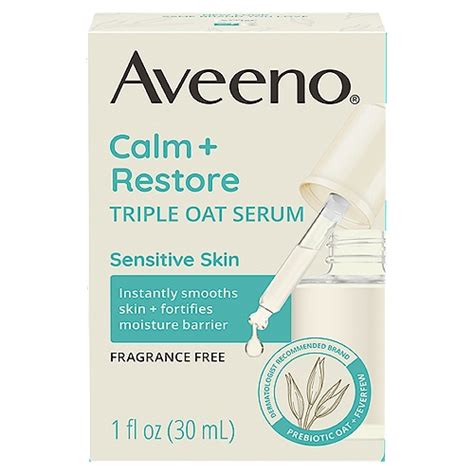 Aveeno Calm Restore Triple Oat Serum 1 Fl Oz