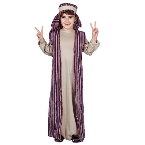 Kids Arab Arabian Costume Middle East Costume Robe Boy Child Prince