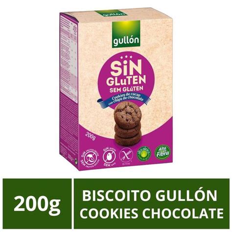 Biscoito Gullón Sem Glúten Cookie Chocolate 200g Cookies Magazine