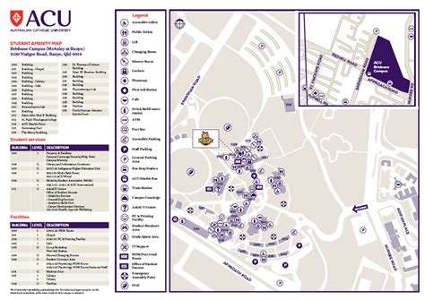 Acu Brisbane Campus Map - Campus Map