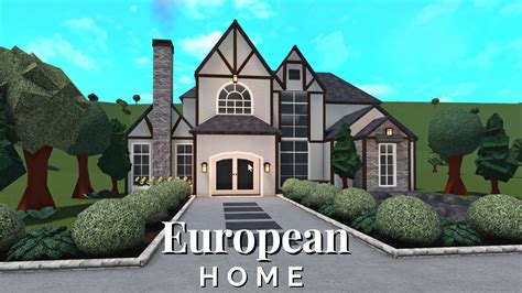 BLOXBURG European Home House Build YouTube