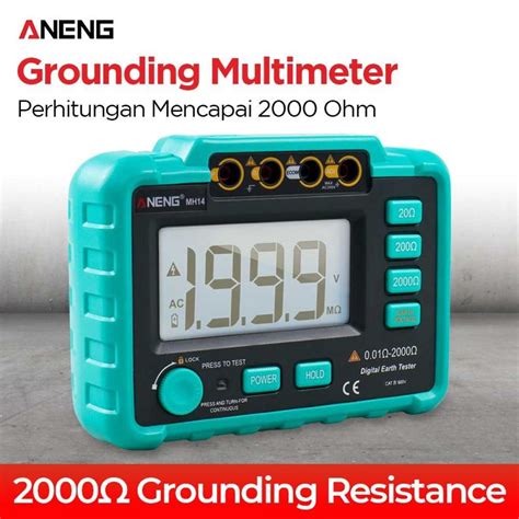 Jual Multimeter Alat Ukur Hambatan Resistansi Tanah Earth Tester