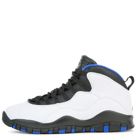 AIR JORDAN 10 RETRO WHITE/BLACK-ROYAL BLUE-METALLIC SILVER - Shoes ...