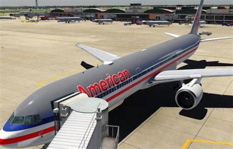 Flight Factor 767-400ER - American Airlines - Eagle Livery (Bare Metal ...