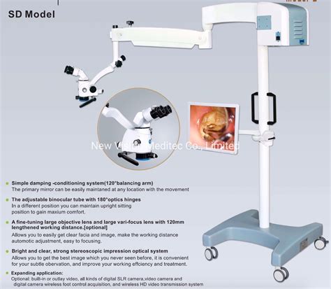 Led Illumination Digital Operation Microscope For Ent Dental