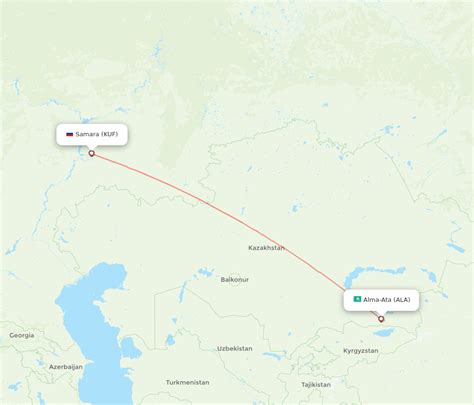 Flights From Samara To Almaty KUF To ALA Flight Routes