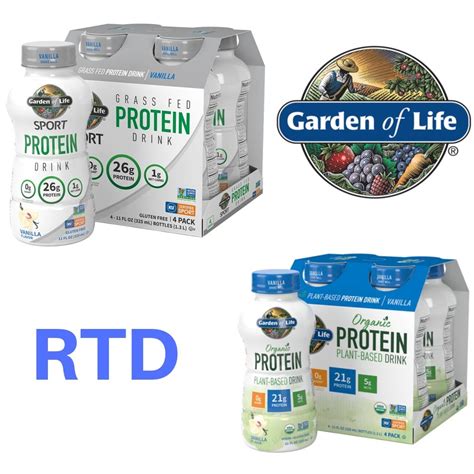 Ready To Drink Protein Shakes From Garden Of Life Protein Drinks