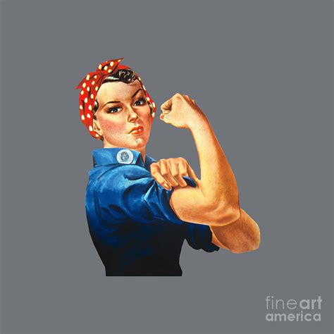 Rosie The Riveter Drawing By Diah Kezia Yuniar Fine Art America