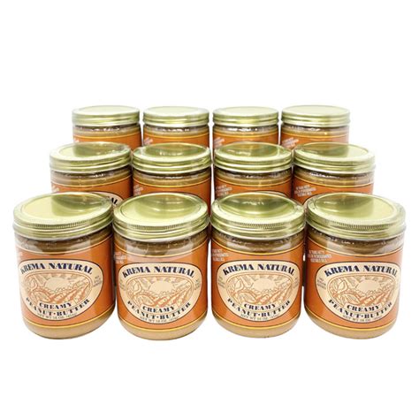 Natural Creamy Peanut Butter Case (12 - 16 oz. Jars) | Krema Nut Company