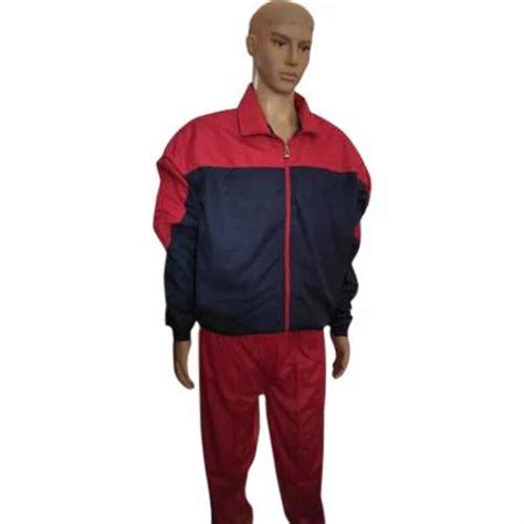 Red And Blue Polyester Super Poly Track Suit At Rs 590 Piece In Meerut