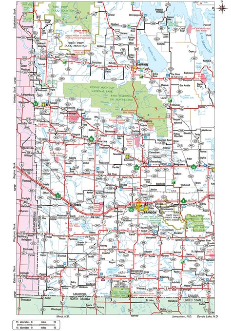 New Map Details Southern Manitoba Brandon Sun