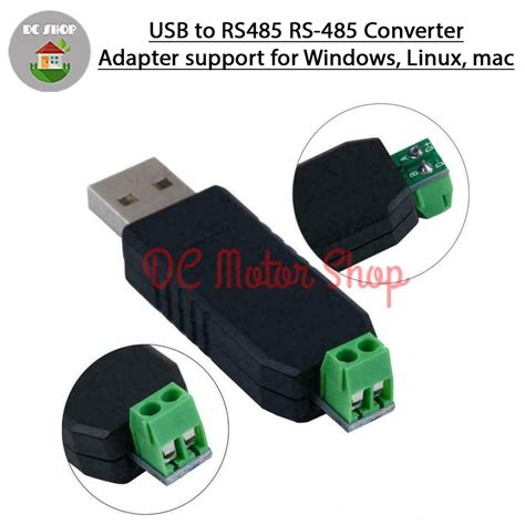 Jual Usb To Rs485 Rs 485 Converter Adapter Support For Windows Linux Mac Shopee Indonesia