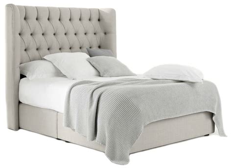 Duke Chesterfield Wing Bespoke Divan Storage Bed Chic Concept Ottoman