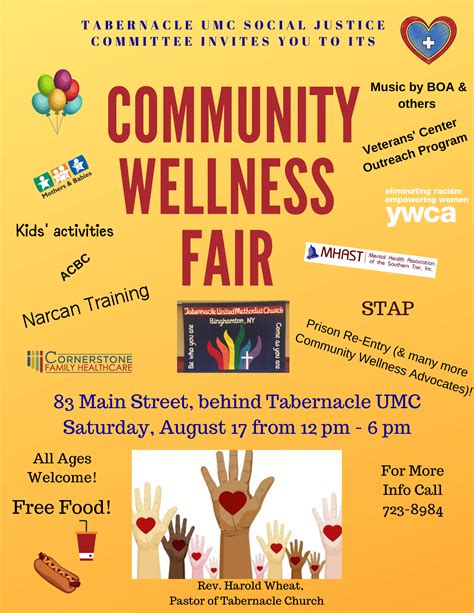 Community Wellness Fair Final 1 Tabernacle United Methodist Church