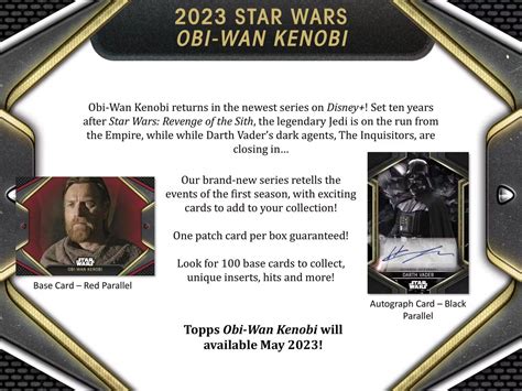 2023 Topps Star Wars Obi-Wan Kenobi Blaster Box – Countless Cards