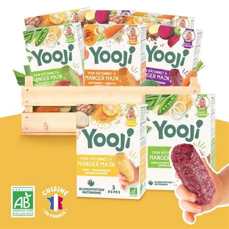 Yooji Bâtonnets à Manger Main de Légumes et Féculents pour la DME et