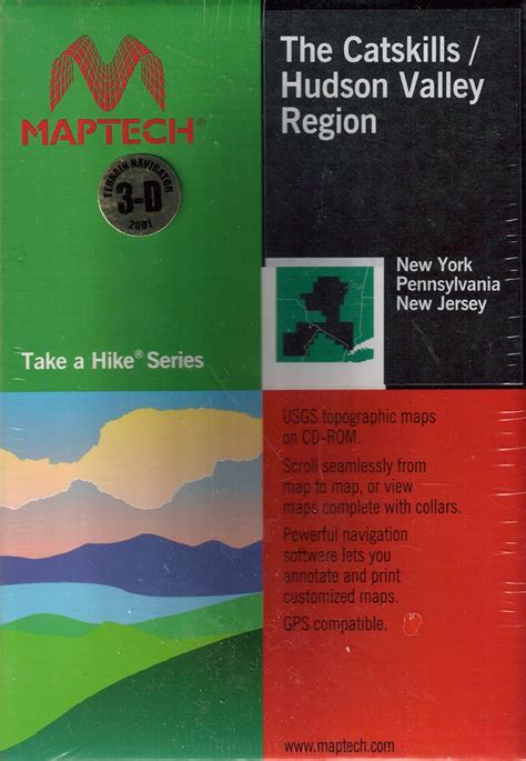 Maptech Take A Hike Series The Catskillshudson Valley Region