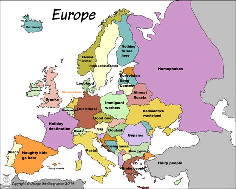 Europe according to the Dutch - Vivid Maps | Europe, Map, Europe map