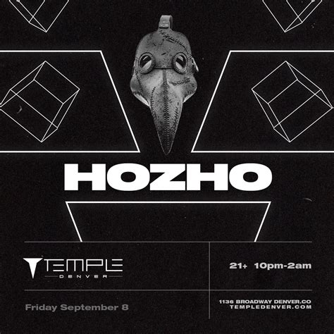 Hozho Tickets At Temple Nightclub In Denver By Temple Nightclub Denver