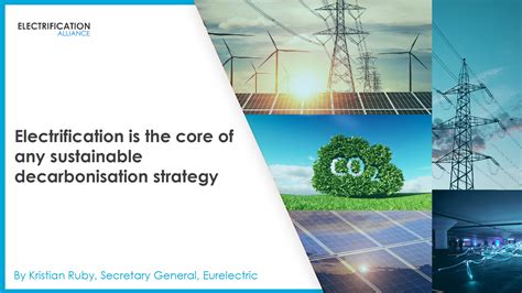 Electrification Is The Core Of Any Sustainable Decarbonisation Strategy