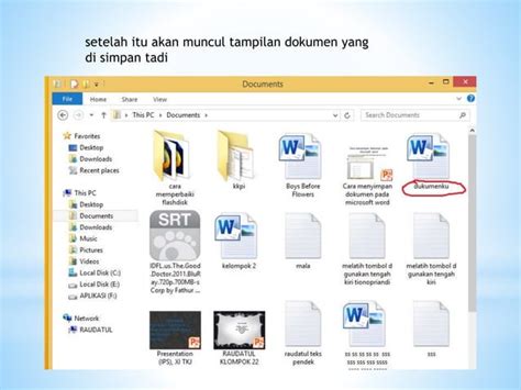 Cara Menyimpan Dokumen Pada Microsoft Word PPT