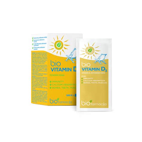 bioVITAMINAS D3 milteliai N20 BENU vaistinė intern