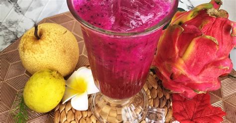 Resep Jus Buah Naga Pear Oleh Lse Lusia Cookpad