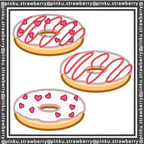 Author By Pinku Strawberry Cute Food Drawings Cute Kawaii Drawings