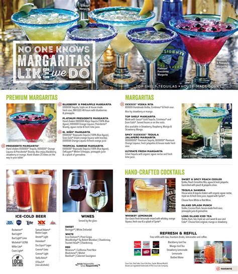 Chilis Restaurant Menu | Design Cantina