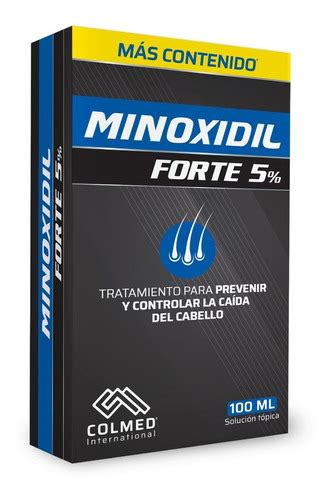 MINOXIDIL FORTE 5 COLMED FCO X 100ML Droguería Más Salud