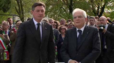 Mattarella E Pahor Insieme Alla Foiba Di Basovizza Il 13 Luglio