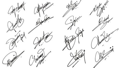 Signature For Alphabets A To Z Best Signature Ideas Signature Style