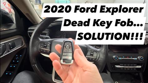 Ford Explorer Key Fob Dead Batterysolution Youtube