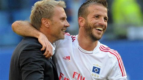 Van der Vaart HSV Trainer Fink Fußball wird Rafael ablenken WELT