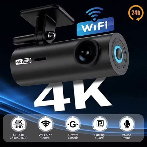 4K видеорегистратор для автомобилей, камера переднего и заднего вида ...