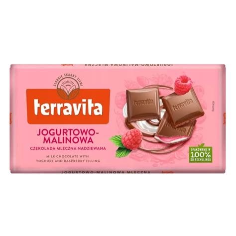 Terravita Milk Chocolate with Yoghurt & Raspberry Filling – Groceries ...