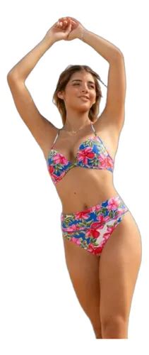 Malla Bikini Triangulo Soft Colaless Tiro Alto Din Dan 7925 Envío gratis