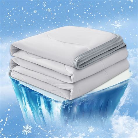 Pamqxs Cooling Comforter Queen Full Cooling Blanket For Hot Sleeper And Night Sweats Cold