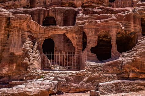 Petra Jordan Caves Free Photo On Pixabay Pixabay