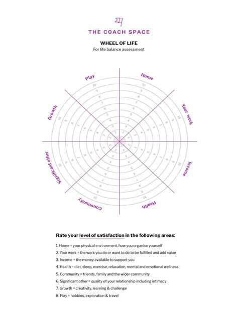 TheCoachSpace Wheel | PDF | Behavioural Sciences | Cognitive Science