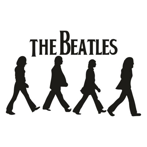 The Beatles Silhouette Transparent