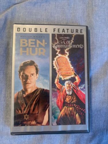 Ben Hur The Ten Commandments Double Feature DVD BRAND NEW