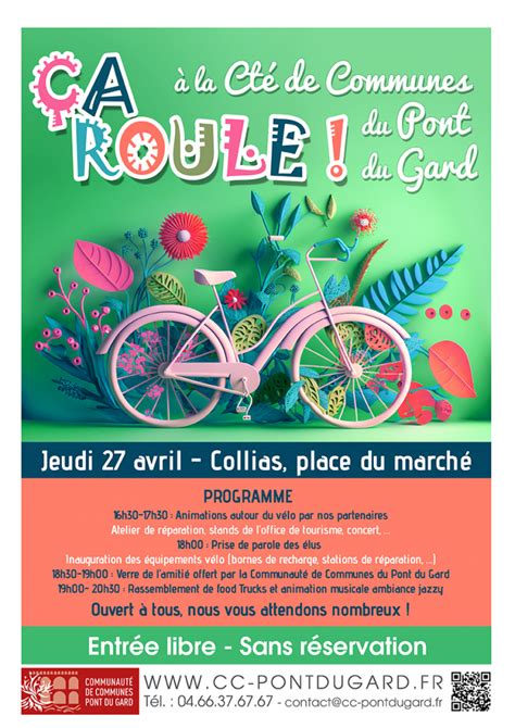 Jeudi 27 avril à COLLIAS ça roule Commune de Meynes Commune de