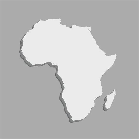 D Africa Map Illustration Vector Art At Vecteezy