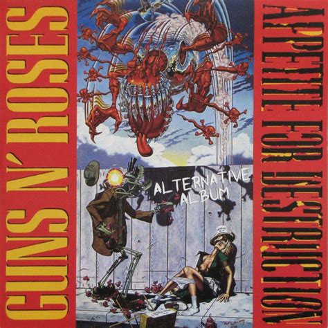 Guns N Roses Appetite For Destruction Alternative Album 2012 White